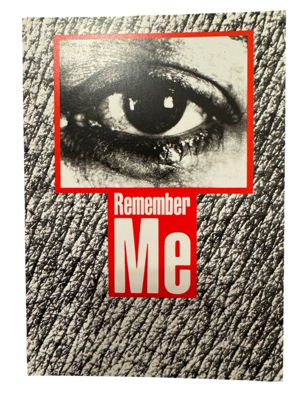 Barbara Kruger: 'Remember Me' Photograph Art Postcard
